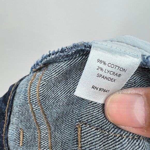 J. Jill Bootcut Jeans Mid-Rise Dark Wash Women's 4 Petite Jeans - Picture 6 of 7